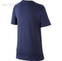 Koszulka dla dzieci Nike Tee Swoosh For Life granatowa CT2632 451 Nike