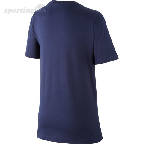 Koszulka dla dzieci Nike Tee Swoosh For Life granatowa CT2632 451 Nike Koszulka dla dzieci Nike Tee Swoosh For Life granatowa CT2632 451 Nike