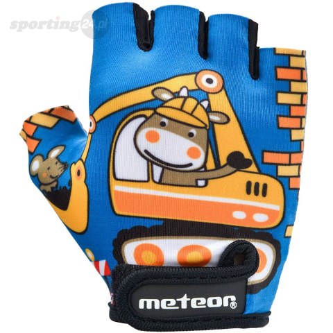 Rękawiczki rowerowe dla dzieci Meteor Teddy Builder Jr 26184-26185-26186 Meteor Rękawiczki rowerowe dla dzieci Meteor Teddy Builder Jr 26184-26185-26186 Meteor