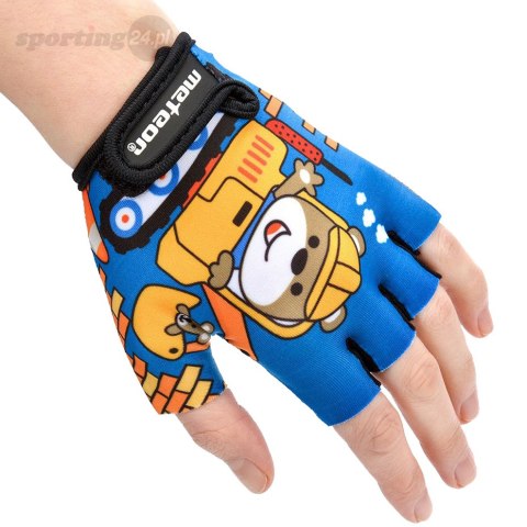 Rękawiczki rowerowe dla dzieci Meteor Teddy Builder Jr 26184-26185-26186 Meteor Rękawiczki rowerowe dla dzieci Meteor Teddy Builder Jr 26184-26185-26186 Meteor