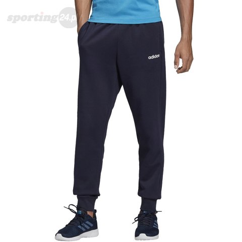 Spodnie męskie adidas Essentials Plain Tapered Pant FL granatowe DU0376 Adidas Spodnie męskie adidas Essentials Plain Tapered Pant FL granatowe DU0376 Adidas