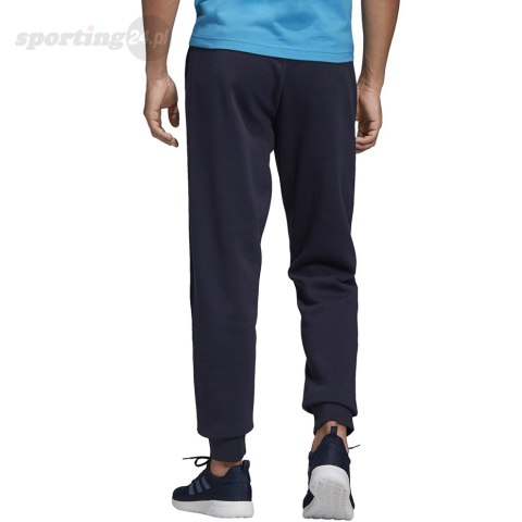 Spodnie męskie adidas Essentials Plain Tapered Pant FL granatowe DU0376 Adidas Spodnie męskie adidas Essentials Plain Tapered Pant FL granatowe DU0376 Adidas
