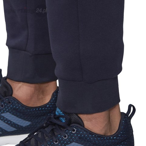Spodnie męskie adidas Essentials Plain Tapered Pant FL granatowe DU0376 Adidas Spodnie męskie adidas Essentials Plain Tapered Pant FL granatowe DU0376 Adidas