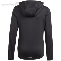 Bluza dla dzieci adidas Designed 2 Move 3-Stripes Hoodie czarno-biała GN1462 Adidas