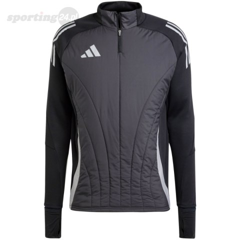 Bluza męska adidas Tiro 24 Competition Winterized szaro-czarna IM9964 Adidas teamwear Bluza męska adidas Tiro 24 Competition Winterized szaro-czarna IM9964 Adidas teamwear