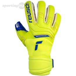 Rękawice bramkarskie Reusch Attrakt Duo żółto-niebieskie 5270055 2199 Reusch