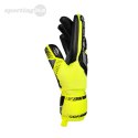 Rękawice bramkarskie Reusch Attrakt Freegel Silver Junior żołto-czarne 5572235 2025 Reusch