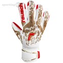 Rękawice bramkarskie Reusch Attrakt Freegel Silver biało-czerwone 5370235 1011 Reusch