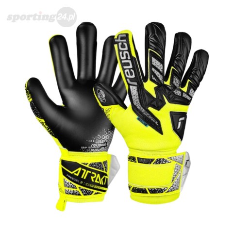 Rękawice bramkarskie Reusch Attrakt Freegel Silver żółto-czarne 5570235 2025 Reusch Rękawice bramkarskie Reusch Attrakt Freegel Silver żółto-czarne 5570235 2025 Reusch