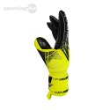 Rękawice bramkarskie Reusch Attrakt Silver Junior żółto-czarne 5572215 2025 Reusch