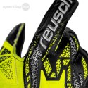 Rękawice bramkarskie Reusch Attrakt Silver Junior żółto-czarne 5572215 2025 Reusch
