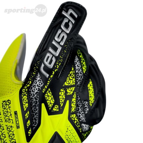 Rękawice bramkarskie Reusch Attrakt Solid Junior żółto-czarne 5572515 2014 Reusch Rękawice bramkarskie Reusch Attrakt Solid Junior żółto-czarne 5572515 2014 Reusch
