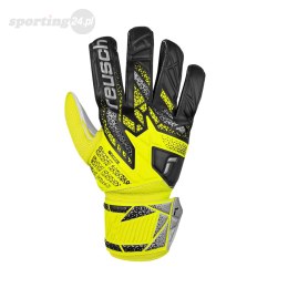 Rękawice bramkarskie Reusch Attrakt Solid żółto-czarne 5570515 2014 Reusch