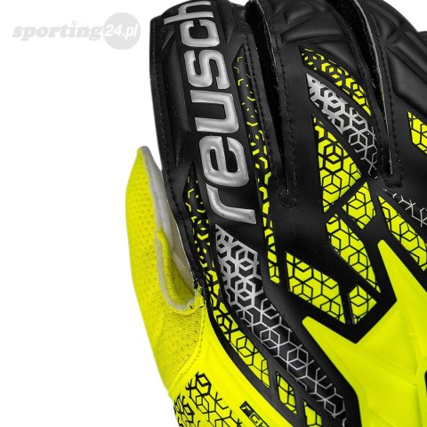 Rękawice bramkarskie Reusch Attrakt Solid żółto-czarne 5570515 2014 Reusch Rękawice bramkarskie Reusch Attrakt Solid żółto-czarne 5570515 2014 Reusch