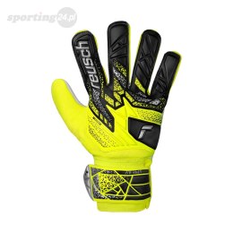 Rękawice bramkarskie Reusch Attrakt Starter Solid Junior żółto-czarne 5572514 2014 Reusch