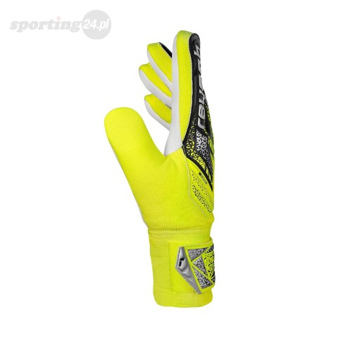 Rękawice bramkarskie Reusch Attrakt Starter Solid Junior żółto-czarne 5572514 2014 Reusch Rękawice bramkarskie Reusch Attrakt Starter Solid Junior żółto-czarne 5572514 2014 Reusch