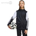 Bluza dla dzieci adidas Squadra 25 Hoodie czarno-biała JE2756 Adidas teamwear