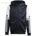 Bluza dla dzieci adidas Squadra 25 Hoodie czarno-biała JE2756 Adidas teamwear