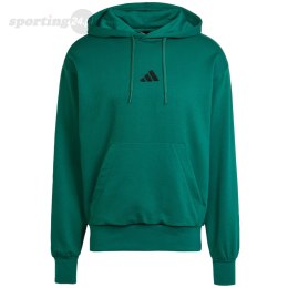 Bluza męska adidas Essentials Feelcozy Fleece Hoodie zielona JE3802 Adidas
