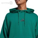 Bluza męska adidas Essentials Feelcozy Fleece Hoodie zielona JE3802 Adidas
