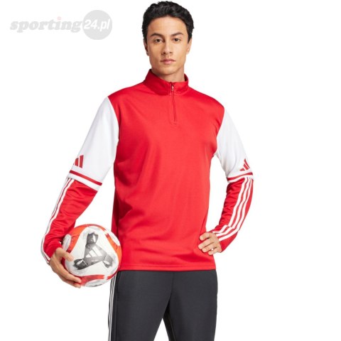 Bluza męska adidas Squadra 25 Training Top czerwono-biała JD2984 Adidas teamwear