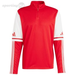 Bluza męska adidas Squadra 25 Training Top czerwono-biała JD2984 Adidas teamwear