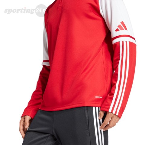 Bluza męska adidas Squadra 25 Training Top czerwono-biała JD2984 Adidas teamwear Bluza męska adidas Squadra 25 Training Top czerwono-biała JD2984 Adidas teamwear