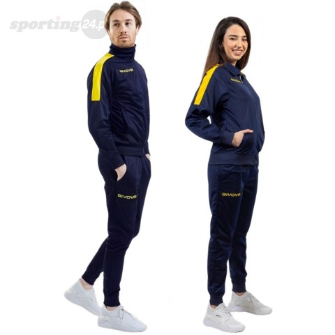 Dres Givova Tuta Revolution granatowo-żółty TR033 0407 Givova
