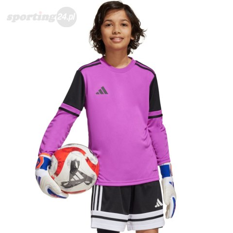 Koszulka bramkarska dla dzieci adidas Squadra 25 Long Sleeve fioletowa JJ1939 Adidas teamwear Koszulka bramkarska dla dzieci adidas Squadra 25 Long Sleeve fioletowa JJ1939 Adidas teamwear