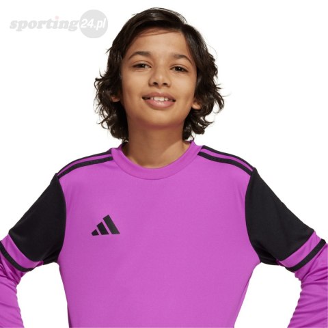 Koszulka bramkarska dla dzieci adidas Squadra 25 Long Sleeve fioletowa JJ1939 Adidas teamwear Koszulka bramkarska dla dzieci adidas Squadra 25 Long Sleeve fioletowa JJ1939 Adidas teamwear