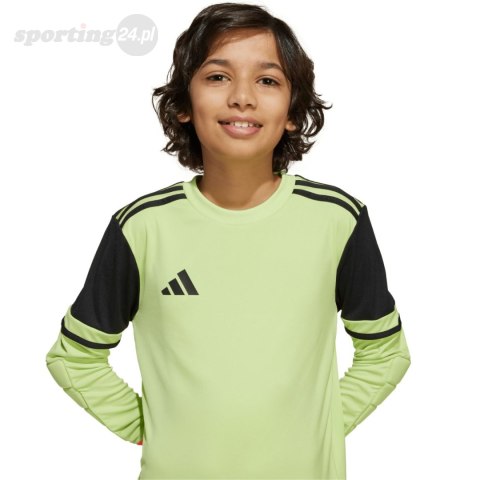 Koszulka bramkarska dla dzieci adidas Squadra 25 Long Sleeve limonkowa JJ1940 Adidas teamwear Koszulka bramkarska dla dzieci adidas Squadra 25 Long Sleeve limonkowa JJ1940 Adidas teamwear