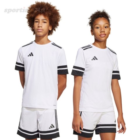 Koszulka dla dzieci adidas Squadra 25 biała JJ0057 Adidas teamwear Koszulka dla dzieci adidas Squadra 25 biała JJ0057 Adidas teamwear