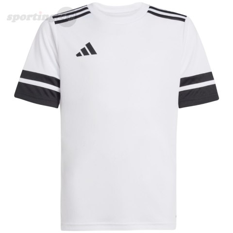 Koszulka dla dzieci adidas Squadra 25 biała JJ0057 Adidas teamwear Koszulka dla dzieci adidas Squadra 25 biała JJ0057 Adidas teamwear