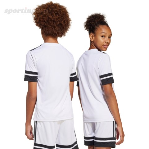 Koszulka dla dzieci adidas Squadra 25 biała JJ0057 Adidas teamwear Koszulka dla dzieci adidas Squadra 25 biała JJ0057 Adidas teamwear