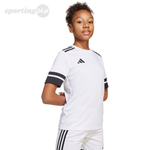 Koszulka dla dzieci adidas Squadra 25 biała JJ0057 Adidas teamwear Koszulka dla dzieci adidas Squadra 25 biała JJ0057 Adidas teamwear