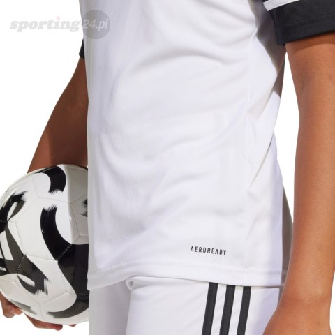 Koszulka dla dzieci adidas Squadra 25 biała JJ0057 Adidas teamwear Koszulka dla dzieci adidas Squadra 25 biała JJ0057 Adidas teamwear