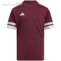 Koszulka dla dzieci adidas Squadra 25 bordowa JC8667 Adidas teamwear