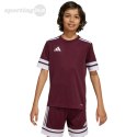 Koszulka dla dzieci adidas Squadra 25 bordowa JC8667 Adidas teamwear