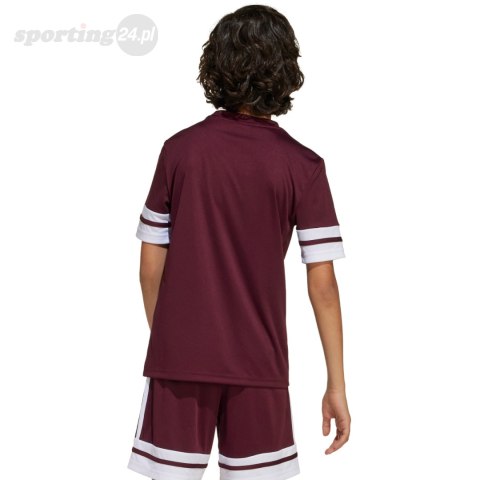 Koszulka dla dzieci adidas Squadra 25 bordowa JC8667 Adidas teamwear Koszulka dla dzieci adidas Squadra 25 bordowa JC8667 Adidas teamwear