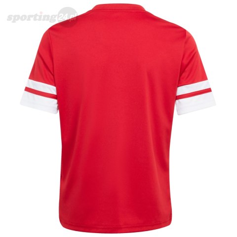 Koszulka dla dzieci adidas Squadra 25 czerwona JJ0051 Adidas teamwear Koszulka dla dzieci adidas Squadra 25 czerwona JJ0051 Adidas teamwear