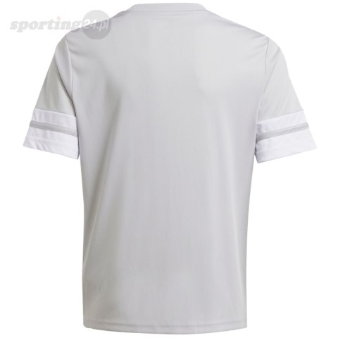 Koszulka dla dzieci adidas Squadra 25 jasnoszara JJ0061 Adidas teamwear Koszulka dla dzieci adidas Squadra 25 jasnoszara JJ0061 Adidas teamwear