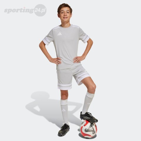 Koszulka dla dzieci adidas Squadra 25 jasnoszara JJ0061 Adidas teamwear Koszulka dla dzieci adidas Squadra 25 jasnoszara JJ0061 Adidas teamwear