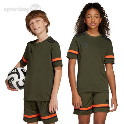 Koszulka dla dzieci adidas Squadra 25 khaki JN7853 Adidas teamwear Koszulka dla dzieci adidas Squadra 25 khaki JN7853 Adidas teamwear