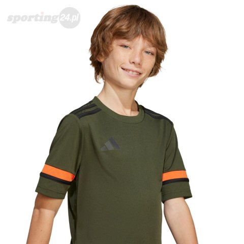 Koszulka dla dzieci adidas Squadra 25 khaki JN7853 Adidas teamwear Koszulka dla dzieci adidas Squadra 25 khaki JN7853 Adidas teamwear