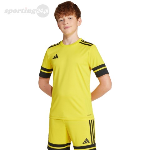 Koszulka dla dzieci adidas Squadra 25 żółta JJ0056 Adidas teamwear Koszulka dla dzieci adidas Squadra 25 żółta JJ0056 Adidas teamwear