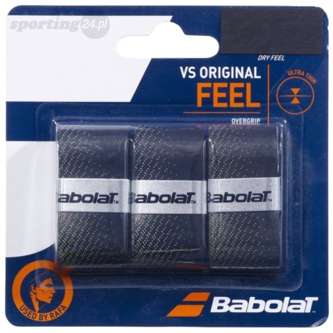 Owijka Babolat Vs Orginal Feel 3 szt. czarno-żółta 653040 232/200919 Babolat Owijka Babolat Vs Orginal Feel 3 szt. czarno-żółta 653040 232/200919 Babolat