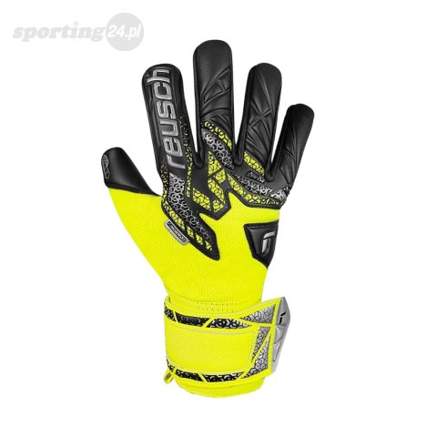 Rękawice bramkarskie Reusch Attrakt Gold X NC żołto-czarne 5570955 2025 Reusch Rękawice bramkarskie Reusch Attrakt Gold X NC żołto-czarne 5570955 2025 Reusch
