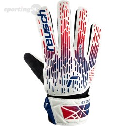 Rękawice bramkarskie Reusch Attrakt Starter Solid Junior białe 5472014 8906 Reusch