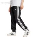 Spodnie damskie adidas Essentials 3-Stripes Fleece Loose-Fit czarne JE1276 Adidas