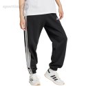 Spodnie damskie adidas Essentials 3-Stripes Fleece Loose-Fit czarne JE1276 Adidas